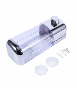 Dispenser Erogatore Per Sapone Liquido 500 Ml Muro Dosatore A Parete Bagno         