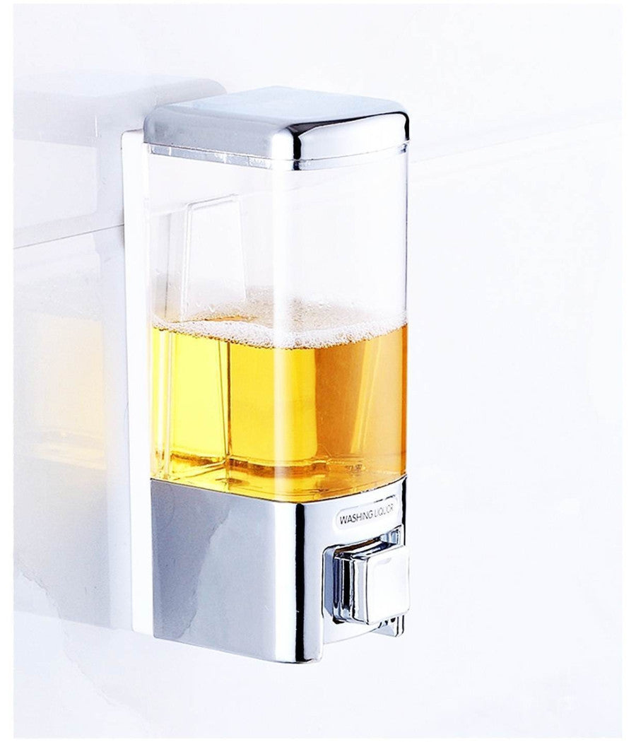 Dispenser Erogatore Per Sapone Liquido Contenitore A Muro Casa Hotel 500 Ml         