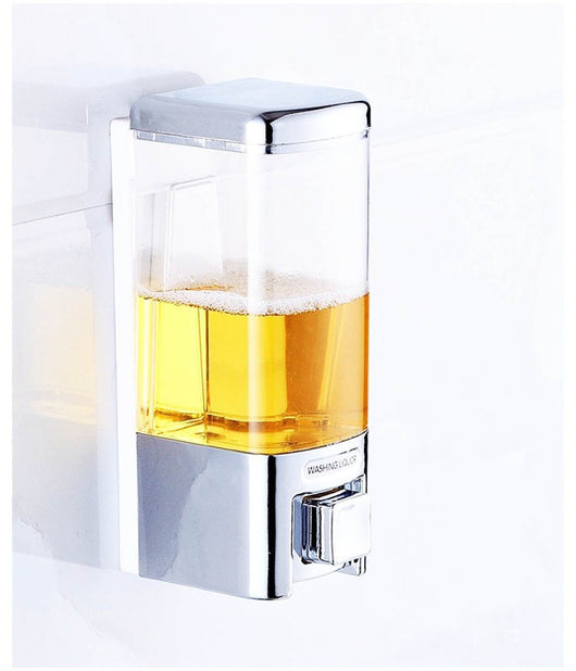 Dispenser Erogatore Per Sapone Liquido Contenitore A Muro Casa Hotel 500 Ml         