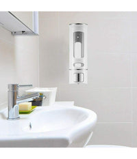 Dispenser Erogatore Porta Sapone Manuale Dosatore Professionale A Muro 400ml         