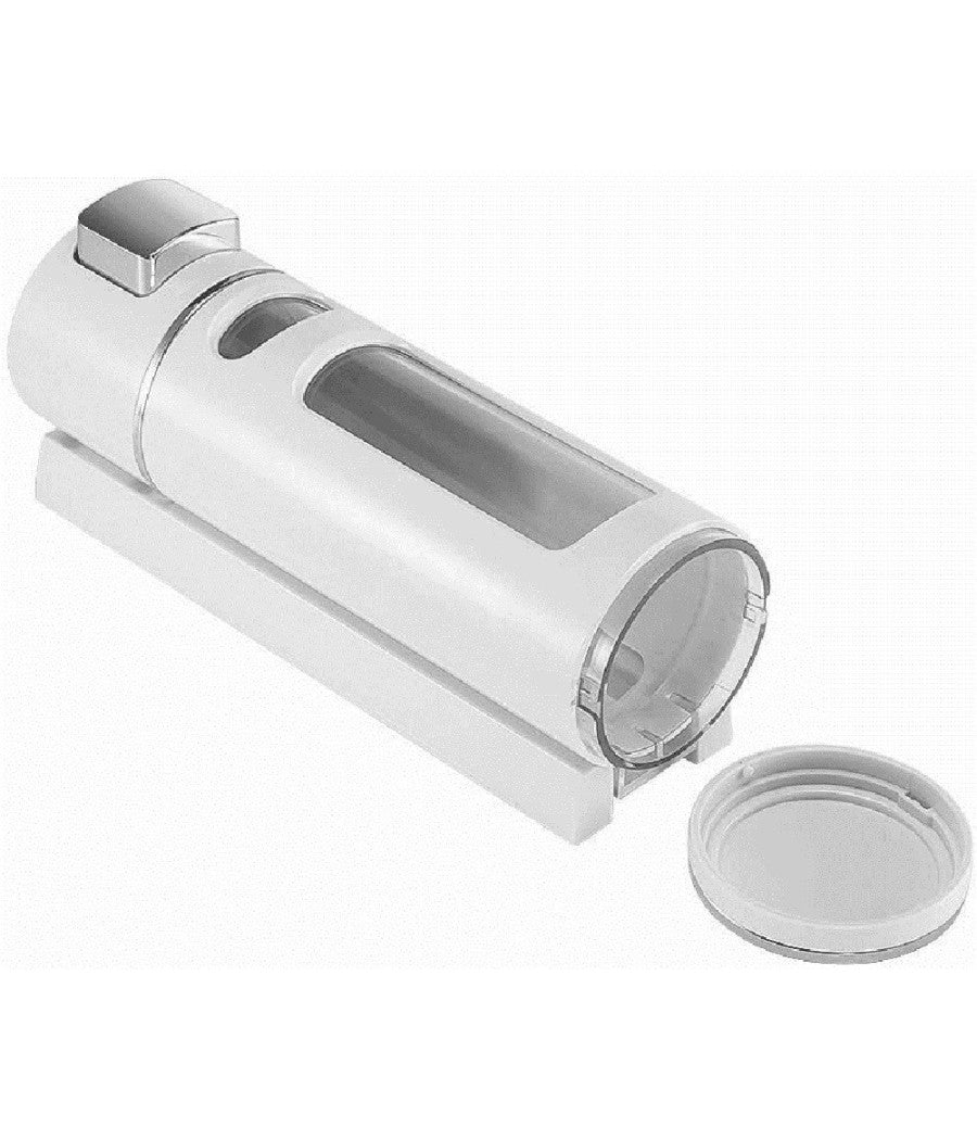 Dispenser Erogatore Porta Sapone Manuale Dosatore Professionale A Muro 400ml         