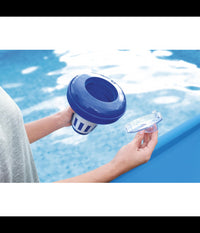 Dispenser Galleggiante Cloro Medio 16,5 Cm Per Pastiglie Dm 7,5 Cm Piscine 58071         