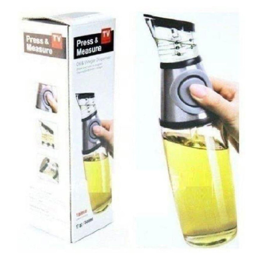 Dispenser Misuratore Olio Aceto Contenitore Porta Olio Tavola Misura E Premi