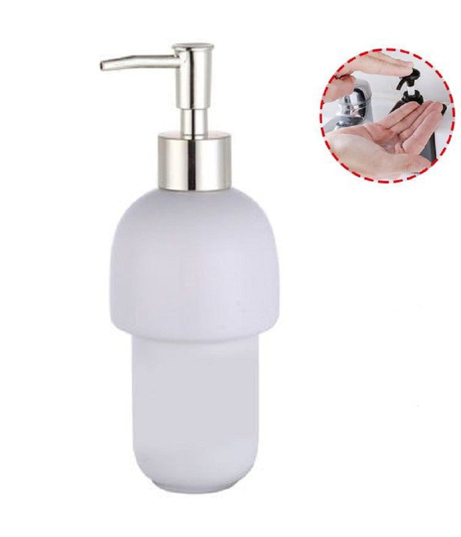 Dispenser Porta Sapone Liquido 59347 Per Attacco A Muro Ricambio Accessori Bagno         