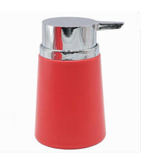 Dispenser Porta Sapone Liquido Accessori Arredo Da Bagno Rosso In Plastica 69941         