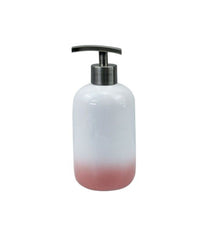 Dispenser Porta Sapone Liquido Bianco Rosa Accessori Bagno Moderno Arredo 59906         