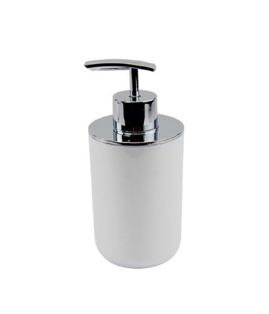Dispenser Porta Sapone Liquido Bianco Silver Per Ricambio Accessori Bagno 69461         