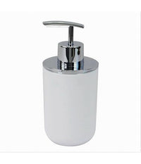 Dispenser Porta Sapone Liquido Bianco Silver Per Ricambio Accessori Bagno 79862         