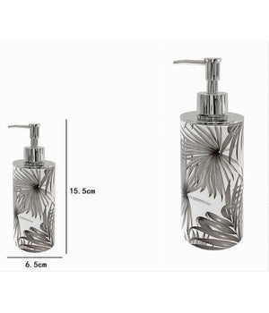 Dispenser Porta Sapone Liquido Fantasia Tropicale Accessorio Arredo Bagno 87067         