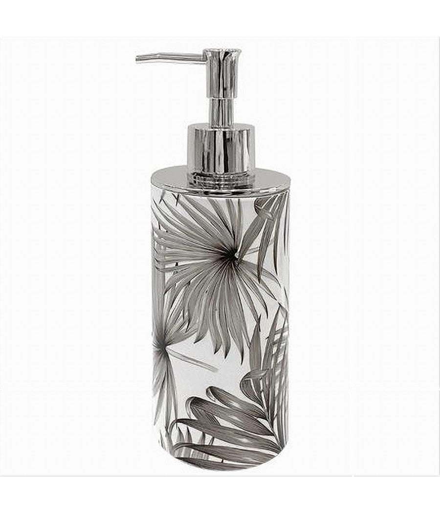 Dispenser Porta Sapone Liquido Fantasia Tropicale Accessorio Arredo Bagno 87067         