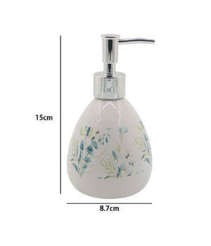 Dispenser Porta Sapone Liquido Fiori Foglie Portasapone Accessorio Bagno 87049         