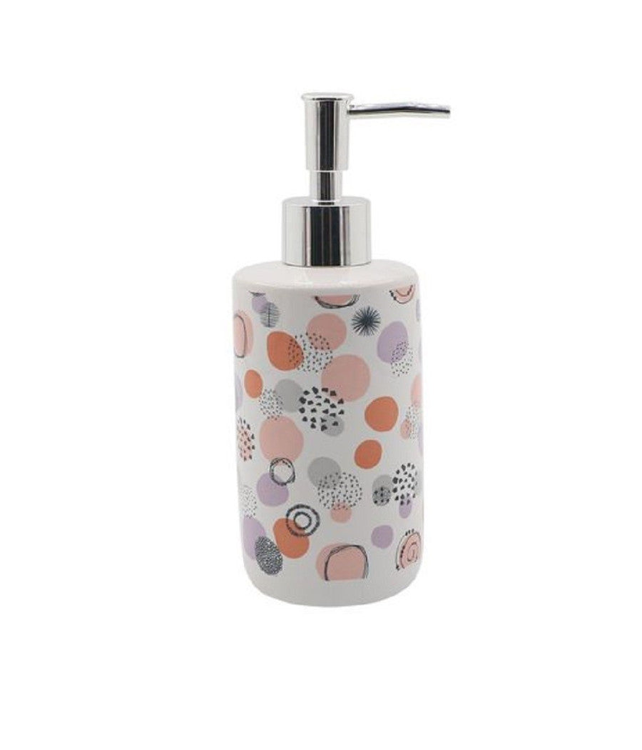 Dispenser Porta Sapone Liquido Sfere Astratte Multicolore Per Arredo Bagno 87077         