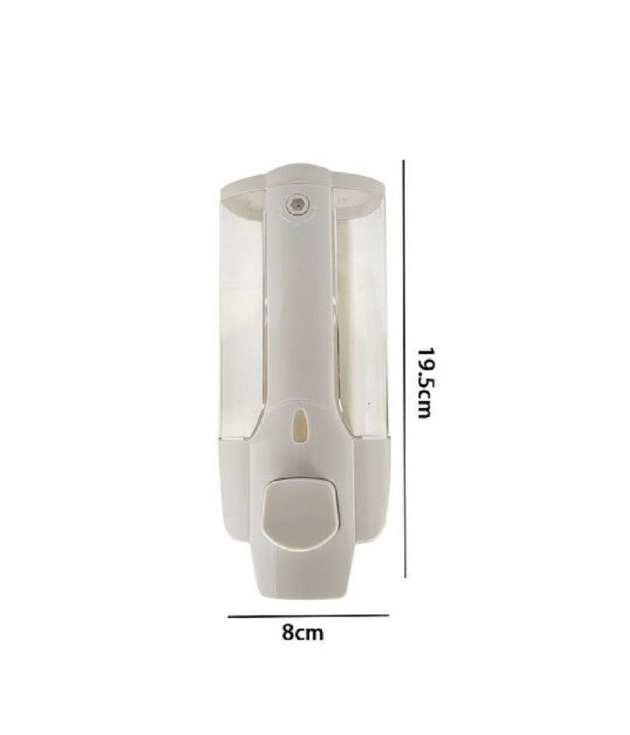 Dispenser Sapone Da Muro 350 Ml Con Viti Di Montaggio Erogatore Dosatore 69412         