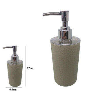 Dispenser Sapone Liquido Bagno Per Lavandino Beige Accessori Arredo Bagno 79177         
