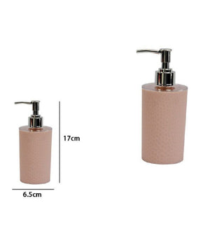 Dispenser Sapone Liquido Bagno Per Lavandino Rosa Accessori Arredo Bagno 79781         