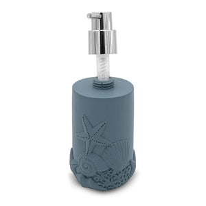 Dispenser sapone liquido da appoggio in resina turchese cobalto  Coral