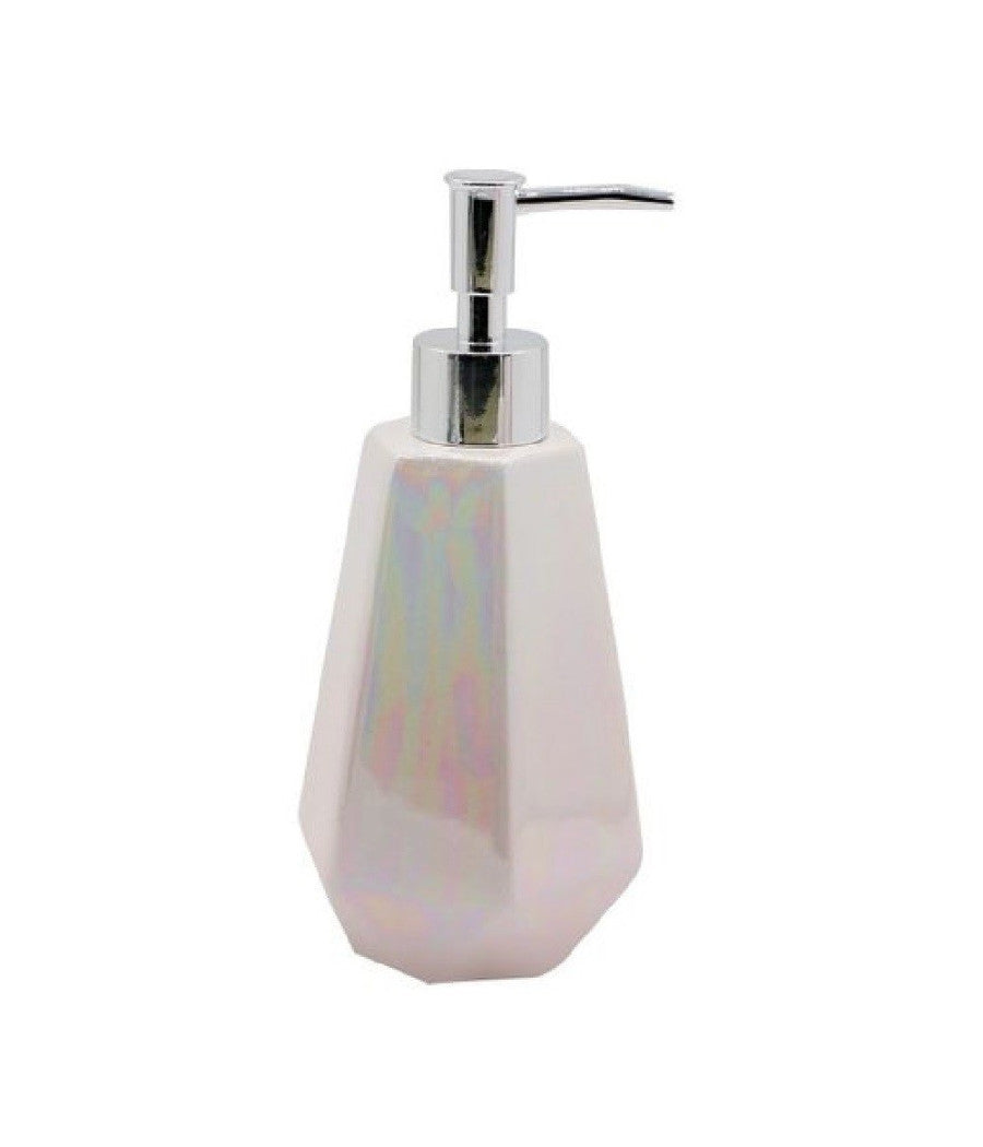 Dispenser Sapone Liquido Esagonale Effetto Visivo Accessori Arredo Bagno 79939         