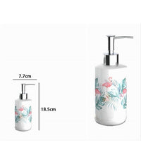 Dispenser Sapone Liquido Fenicotteri Accessorio Porta Sapone Arredo Bagno 69958         