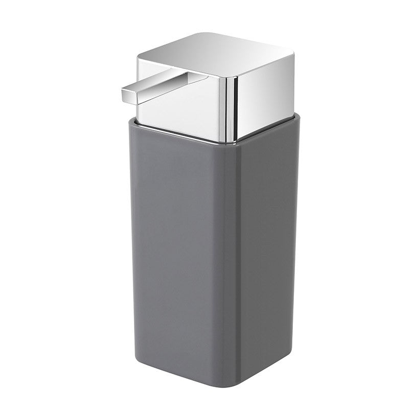 Dispenser Sapone Liquido In Plastica Grigio Da Appoggio Star