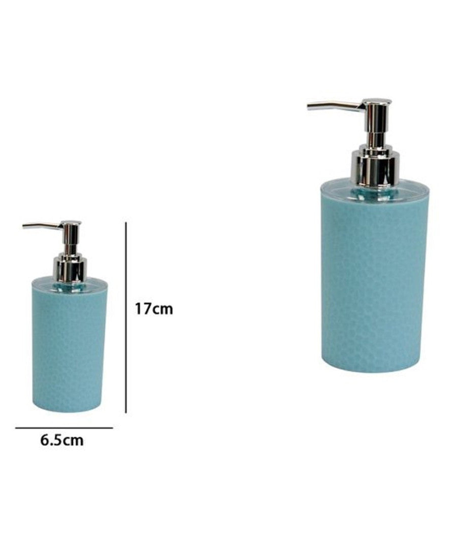 Dispenser Sapone Liquido Lavandino Azzurro Lavorato Accessori Arredo Bagno 79793         