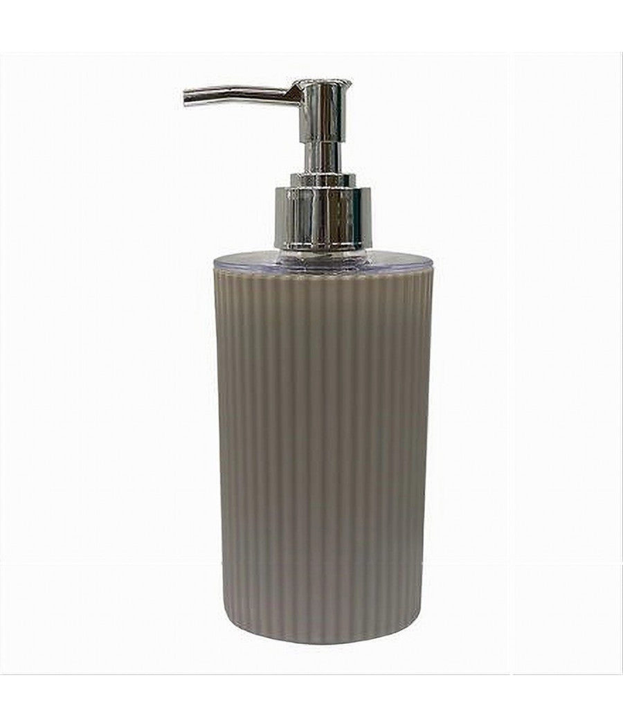 Dispenser Sapone Liquido Lavandino Beige Rigato Accessori Per Arredo Bagno 79165         