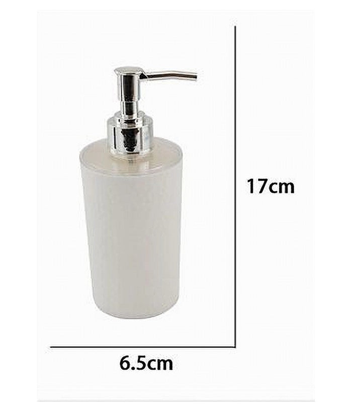 Dispenser Sapone Liquido Lavandino Bianco Lavorato Accessorio Arredo Bagno 10434         