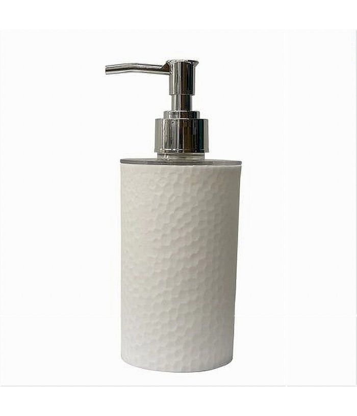 Dispenser Sapone Liquido Lavandino Bianco Lavorato Arredo Accessorio Bagno 79173         