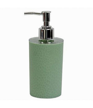 Dispenser Sapone Liquido Lavandino Verde Lavorato Accessorio Arredo Bagno 79785         