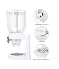 Dispenser Storage Singolo Contenitore Dosatore Distributore Cereali Pasta 500 Gr         