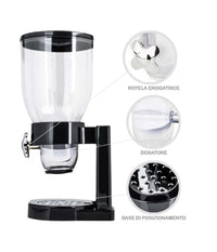 Dispenser Storage Singolo Contenitore Dosatore Distributore Cereali Pasta 500 Gr         