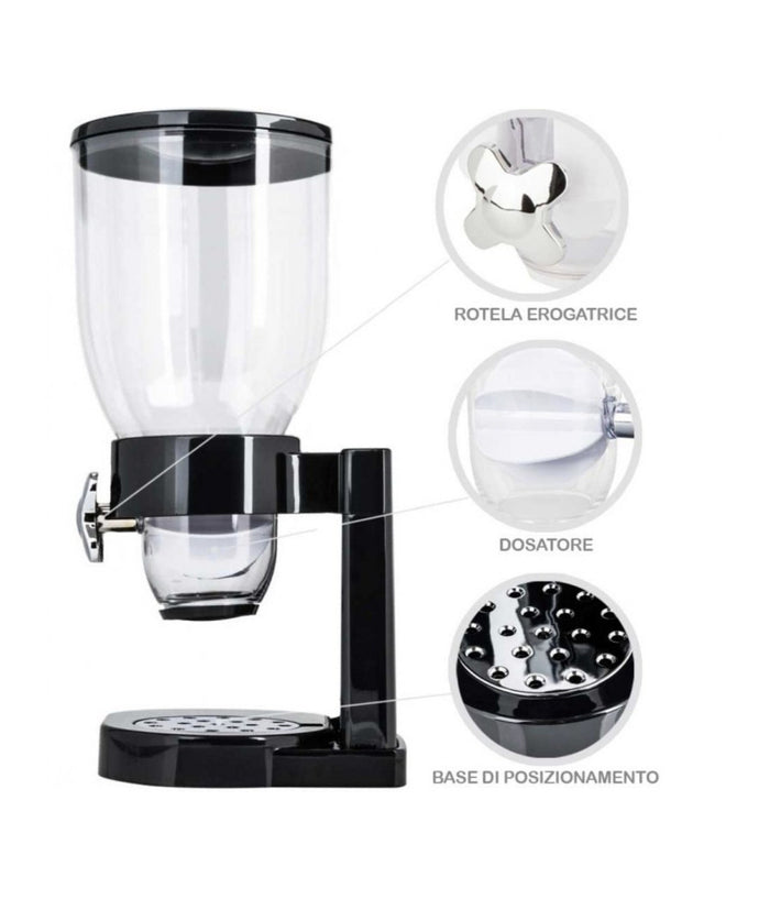 Dispenser Storage Singolo Contenitore Dosatore Distributore Cereali Pasta 500 Gr         
