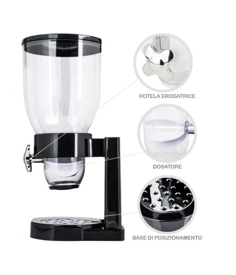 Dispenser Storage Singolo Contenitore Dosatore Distributore Cereali Pasta 500 Gr         