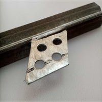 Dispersore a croce paletto da 1,0mt per messa a terra zincato + morsetto