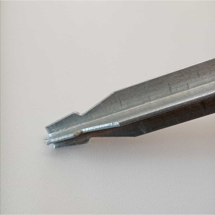 Dispersore a croce paletto da 1,0mt per messa a terra zincato + morsetto