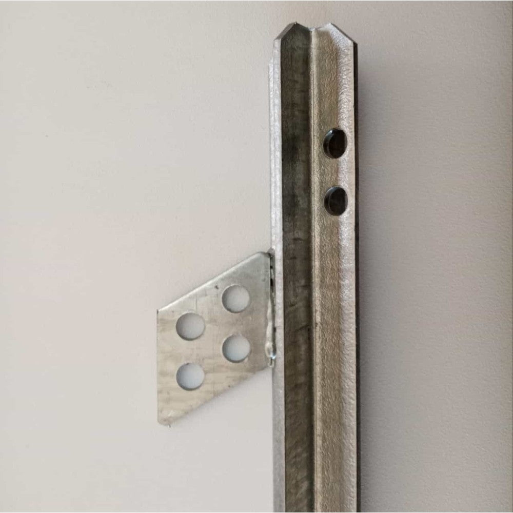 Dispersore a croce paletto da 1,5mt per messa a terra zincato + morsetto