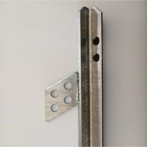 Dispersore a croce paletto da 1,5mt per messa a terra zincato + morsetto