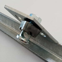 Dispersore a croce paletto da 1,5mt per messa a terra zincato + morsetto