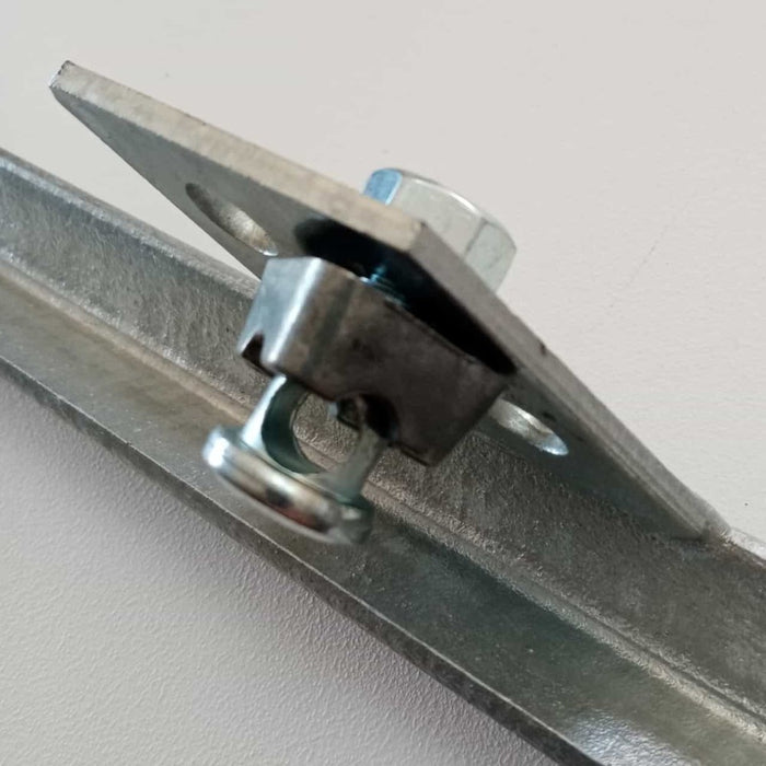 Dispersore a croce paletto da 1,5mt per messa a terra zincato + morsetto