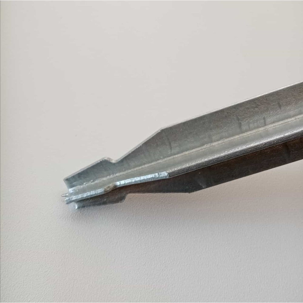 Dispersore a croce paletto da 1,5mt per messa a terra zincato + morsetto