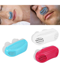 Dispositivo 2in1 Purificatore Aria Per Smettere Di Russare Apnea Rimedio Notte         