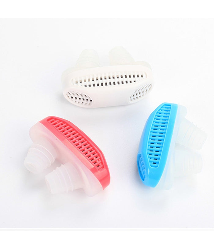 Dispositivo 2in1 Purificatore Aria Per Smettere Di Russare Apnea Rimedio Notte         