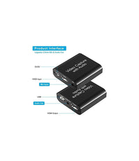 Dispositivo Acquisizione Video Audio Registratore Q-hd485 Hdtv 4k Usb Computer         