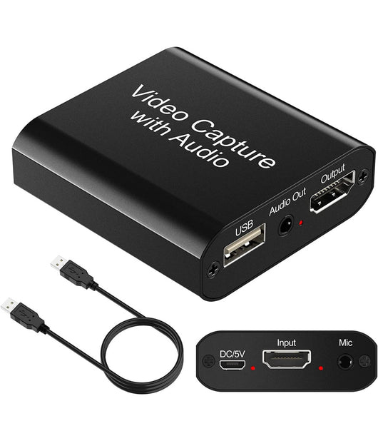 Dispositivo Acquisizione Video Audio Registratore Q-hd485 Hdtv 4k Usb Computer         