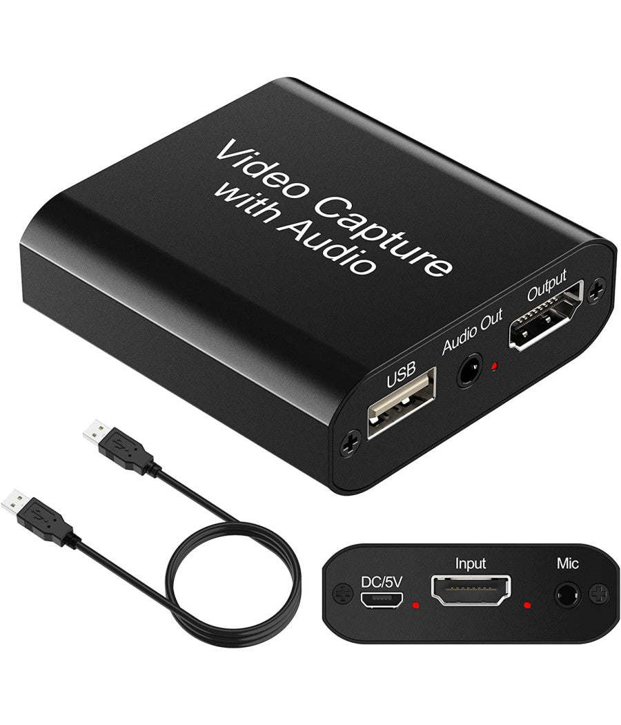 Dispositivo Acquisizione Video Audio Registratore Q-hd485 Hdtv 4k Usb Computer         