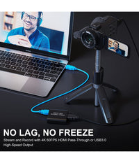 Dispositivo Acquisizione Video Audio Registratore Q-hd485 Hdtv 4k Usb Computer         