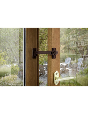 Fermafinestra, regolatore di apertura per finestra o persiana, in nylon, marrone - THIRARD