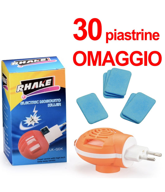 Dispositivo Elettrico Anti Zanzare Con Piastrine Omaggio Interruttore Spina 10a         