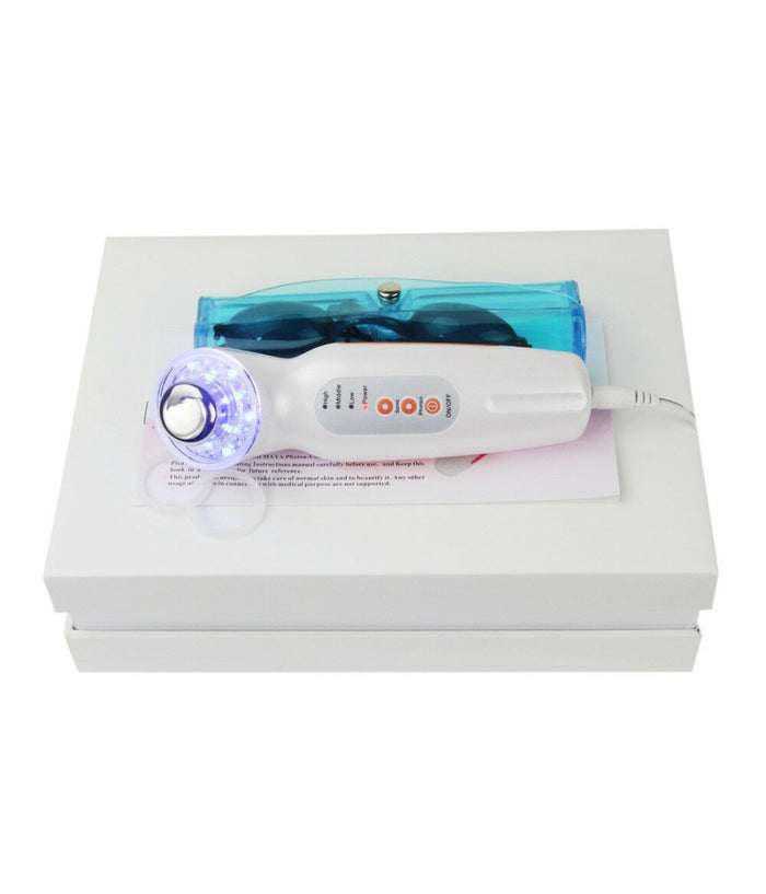 Dispositivo Kit Trattamento Anti Rughe Ultrasuoni Pulizia Ringiovamento Viso         