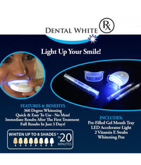 Dispositivo Professionale Sbiancante A Led Denti Dental White Rx Sorriso Super         