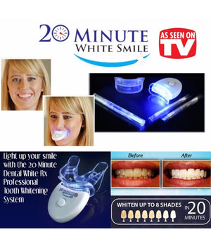 Dispositivo Professionale Sbiancante A Led Denti Dental White Rx Sorriso Super         